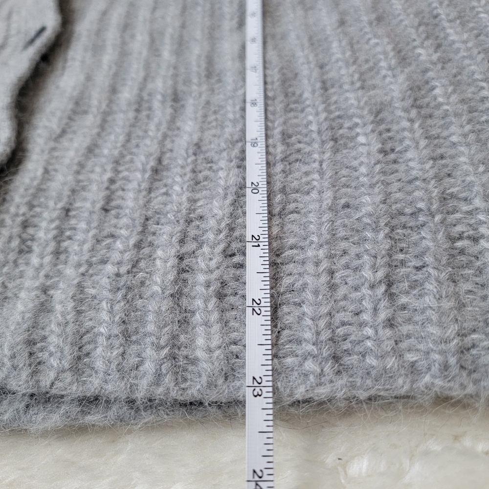 (sold) Sezane โจ Emile Alpaca + Wool Cardigan in Mottled Grey, Large ๐ฆโค๏ธ๐ - Picture 7 of 10
